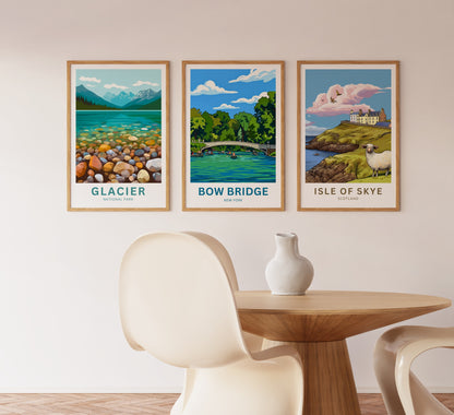 Bow Bridge  Travel Poster - Boating