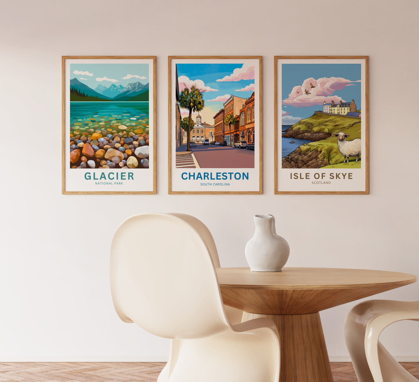 Charleston Historic District Travel Poster - Timeless Charm