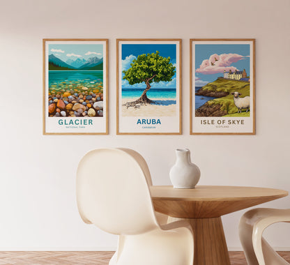 Aruba Travel Poster