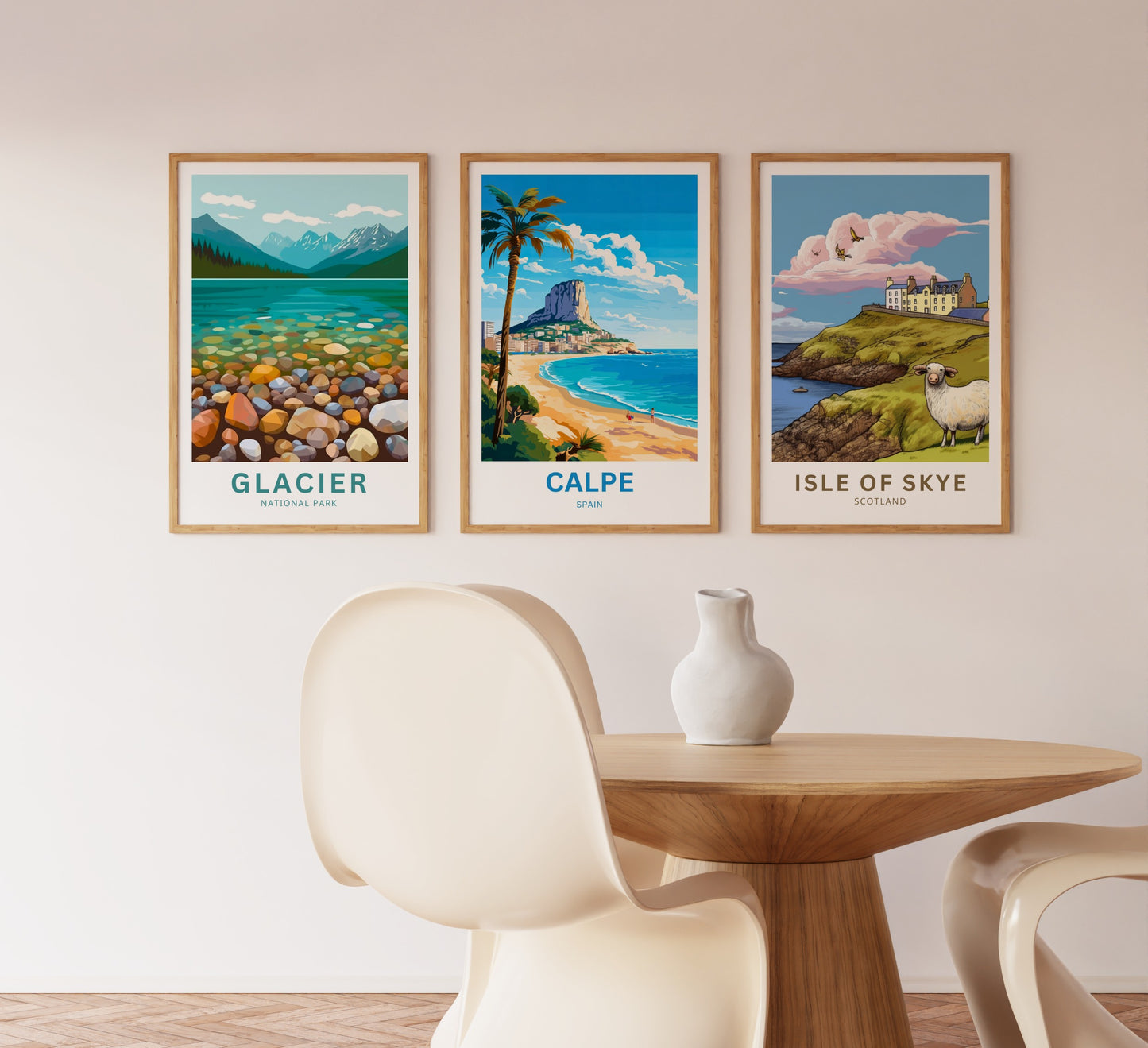 Calpe Travel Poster - Under the Watch of Peñón de Ifach