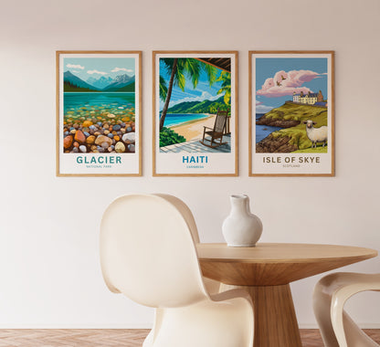 Haiti Travel Poster - Seaside Tranquility