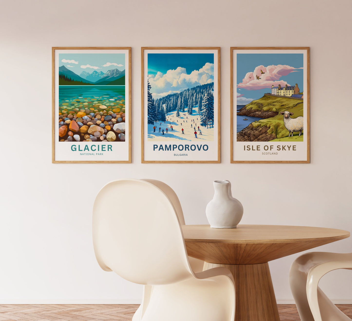 Pamporovo Ski Travel Poster - Bulgaria Winter Escape