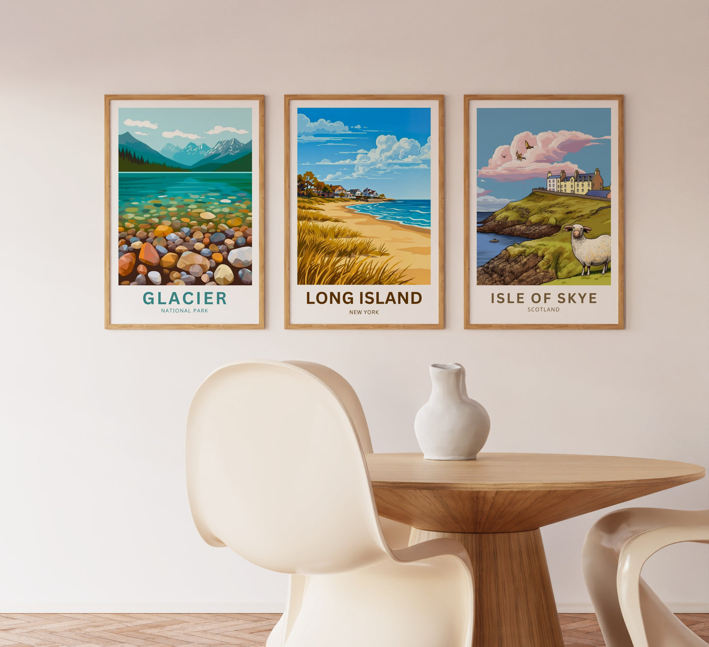 Long Island Travel Poster -  Coastal Bliss