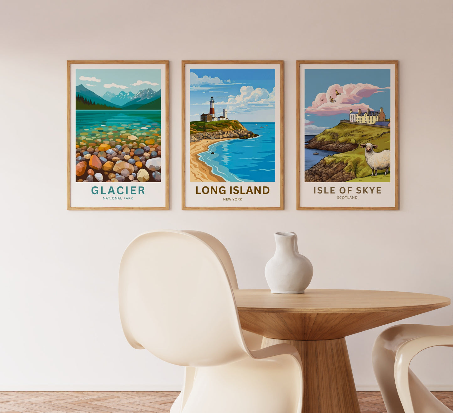 Long Island Travel Poster -  Montauk Lighthouse