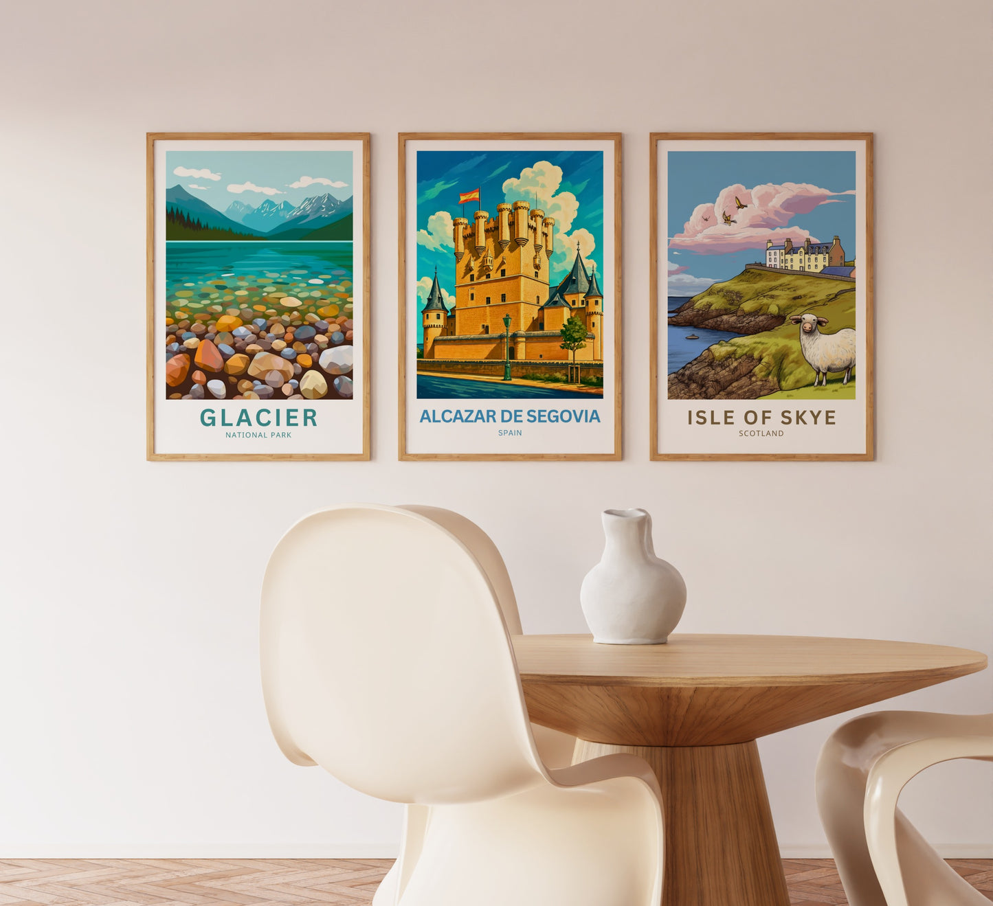 Alcázar de Segovia Travel Poster - Spain