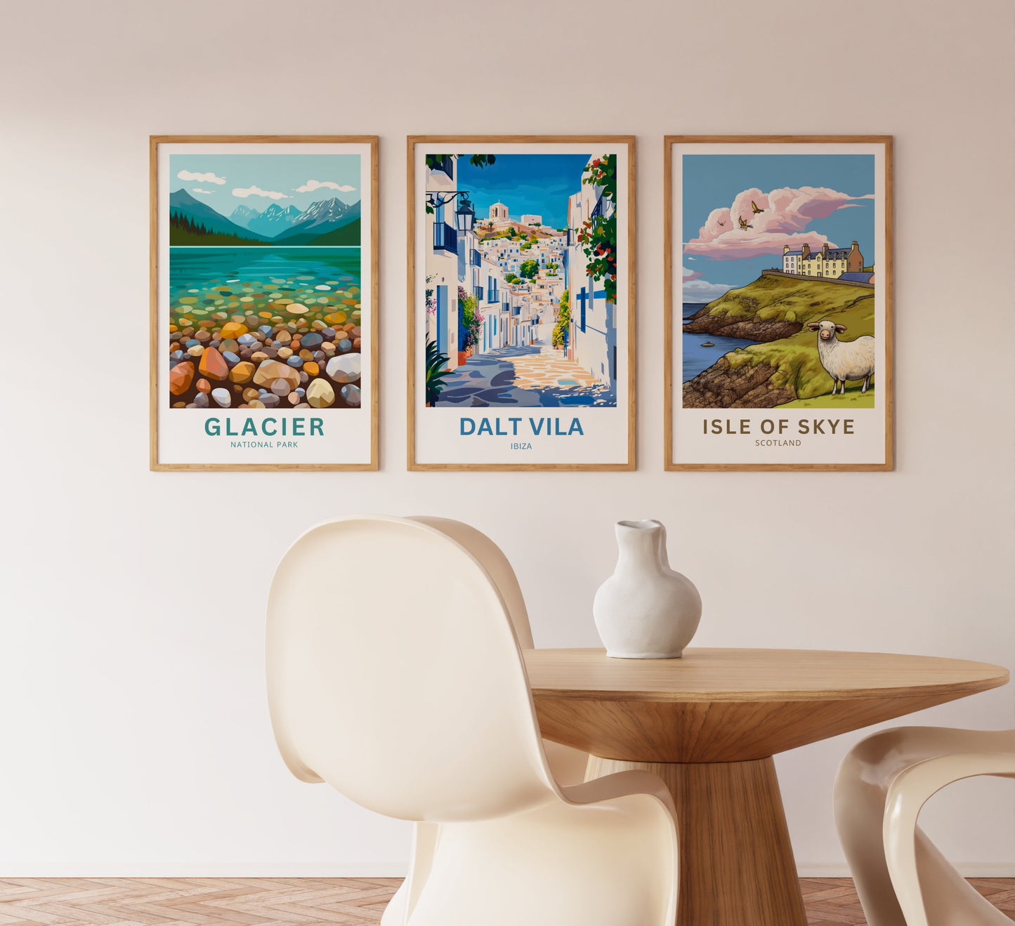 Dalt Vila Travel Poster - Winding Streets of Dalt Vila, Ibiza