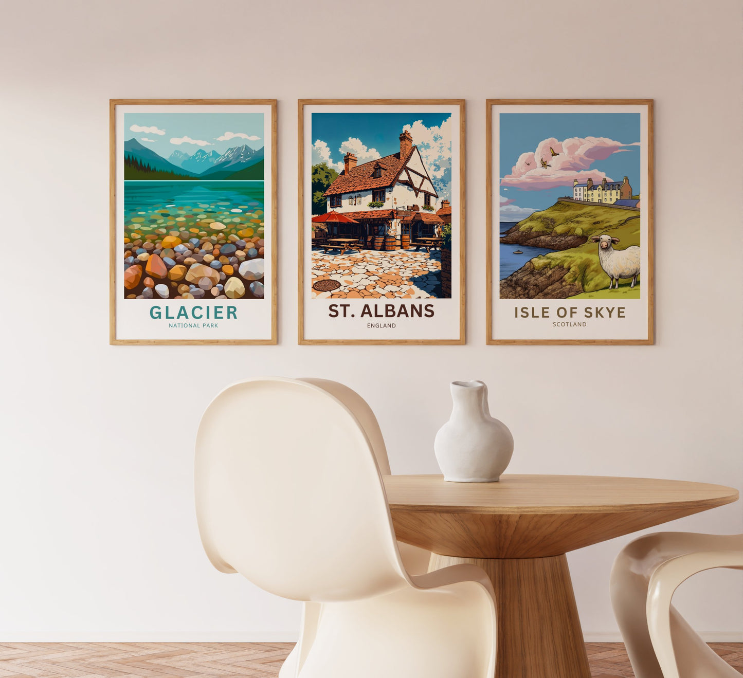 St. Albans Travel Poster