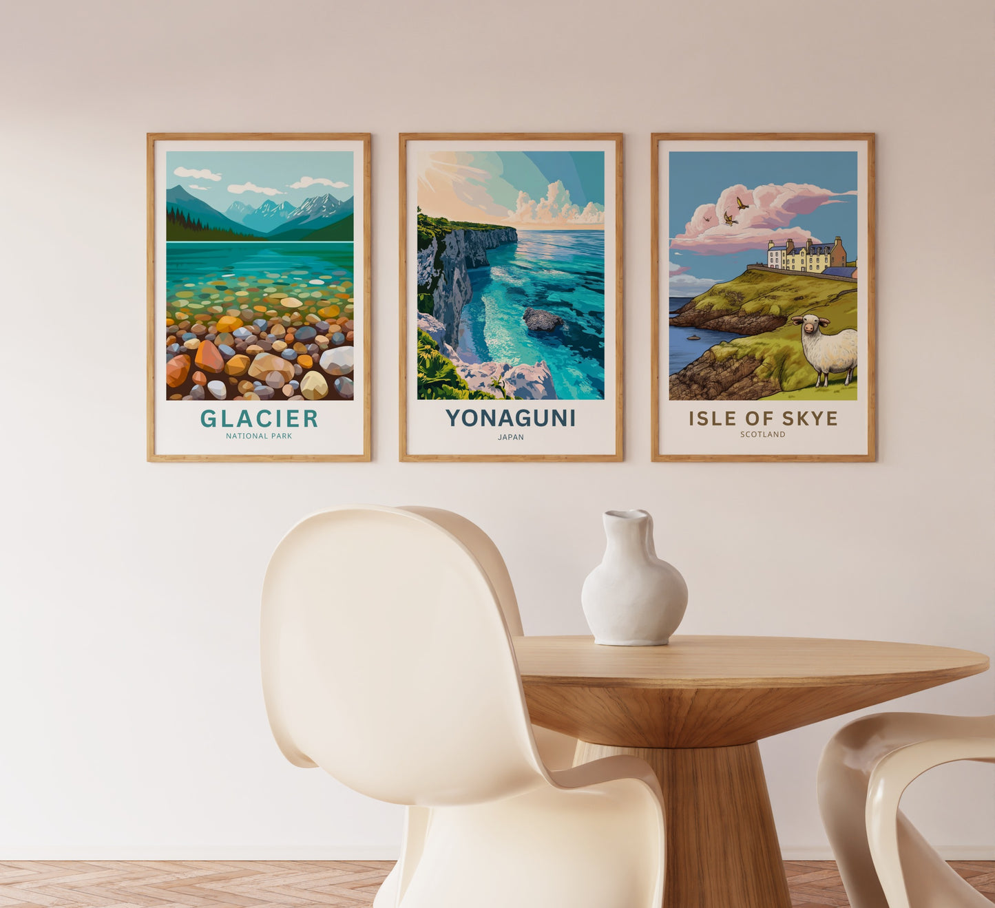 Yonaguni Travel Poster - Clifftop Horizons of Japan