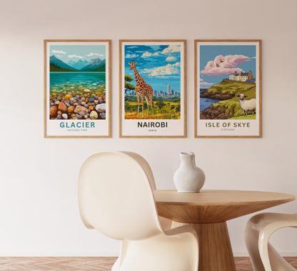 Nairobi Travel Poster - Kenya