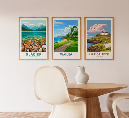 Wailea Travel Poster -  Maui, Hawaii