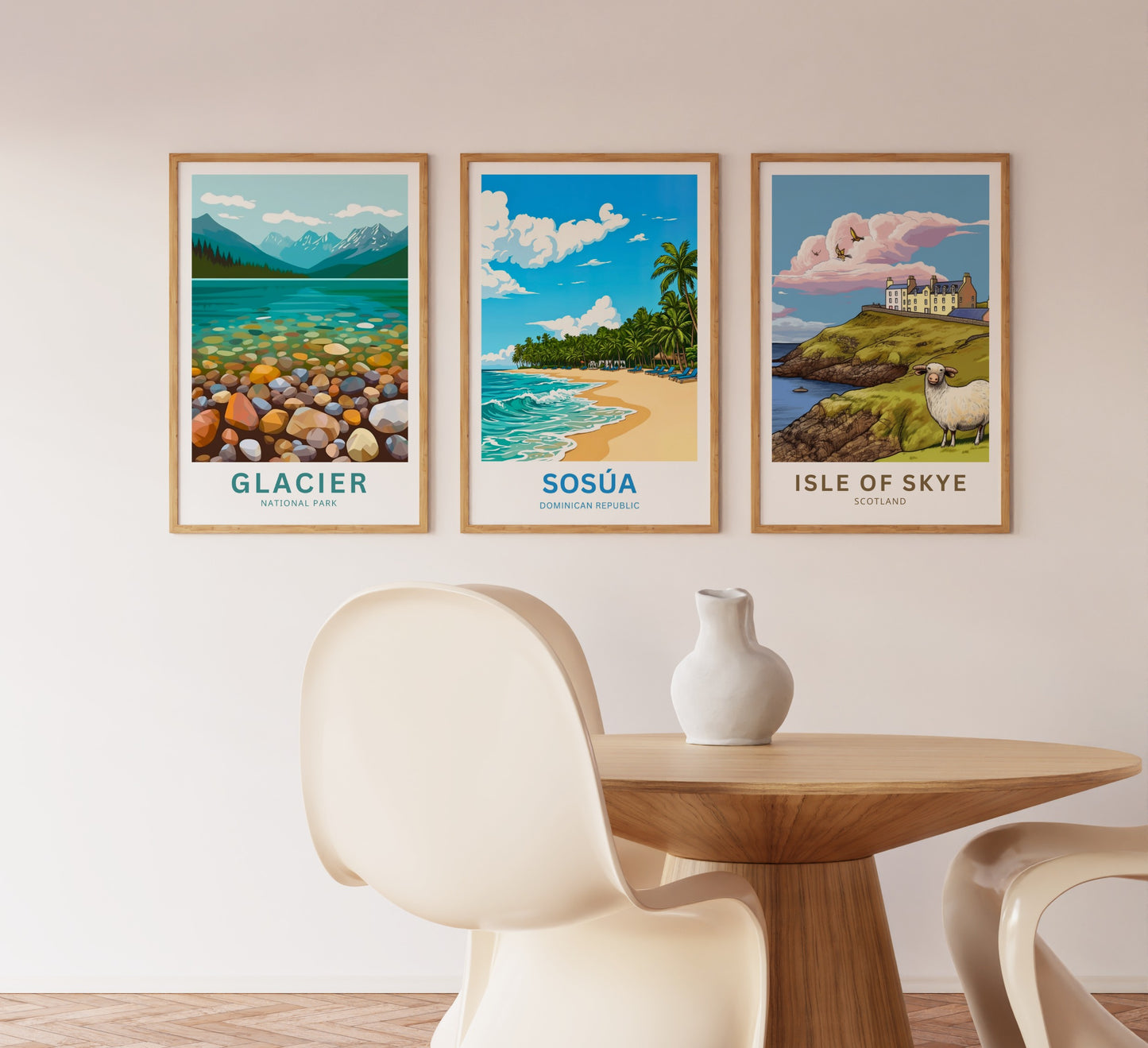 Sosúa Travel Poster - Golden beach
