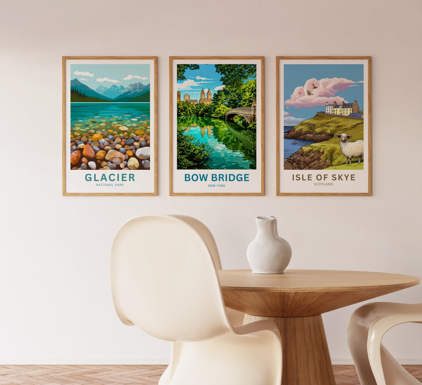 Bow Bridge  Travel Poster - Where Paths and Stories Meet