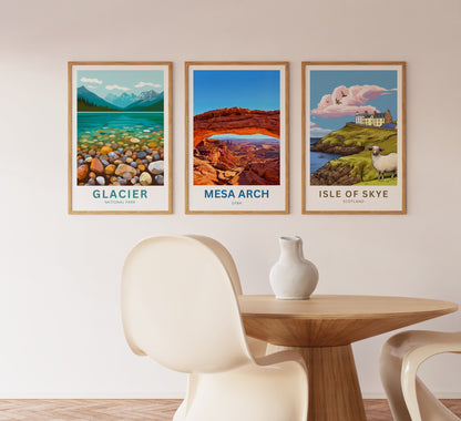 Mesa Arch Travel Poster -   Breathtaking View