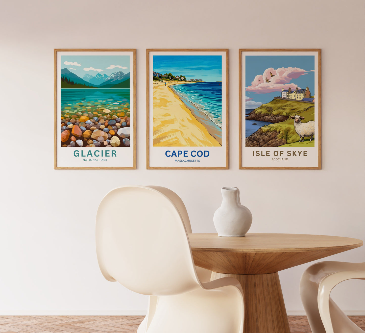 Cape Cod Travel Poster -  Summer by the Shore