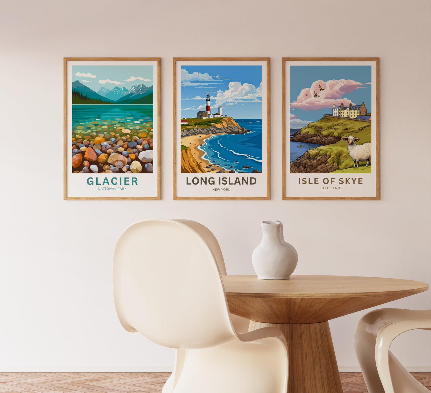Long Island Travel Poster -  Iconic Light House