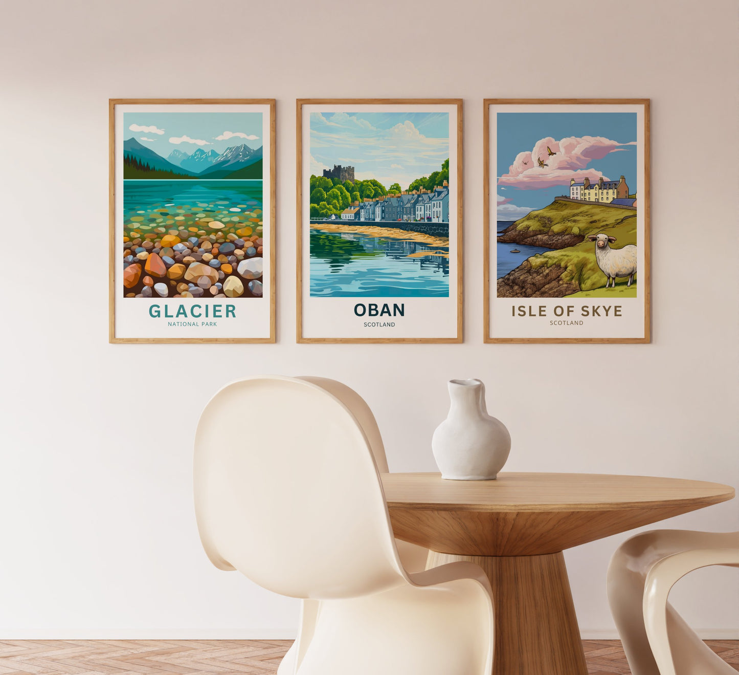 Oban Travel Poster - Castles & Coastlines