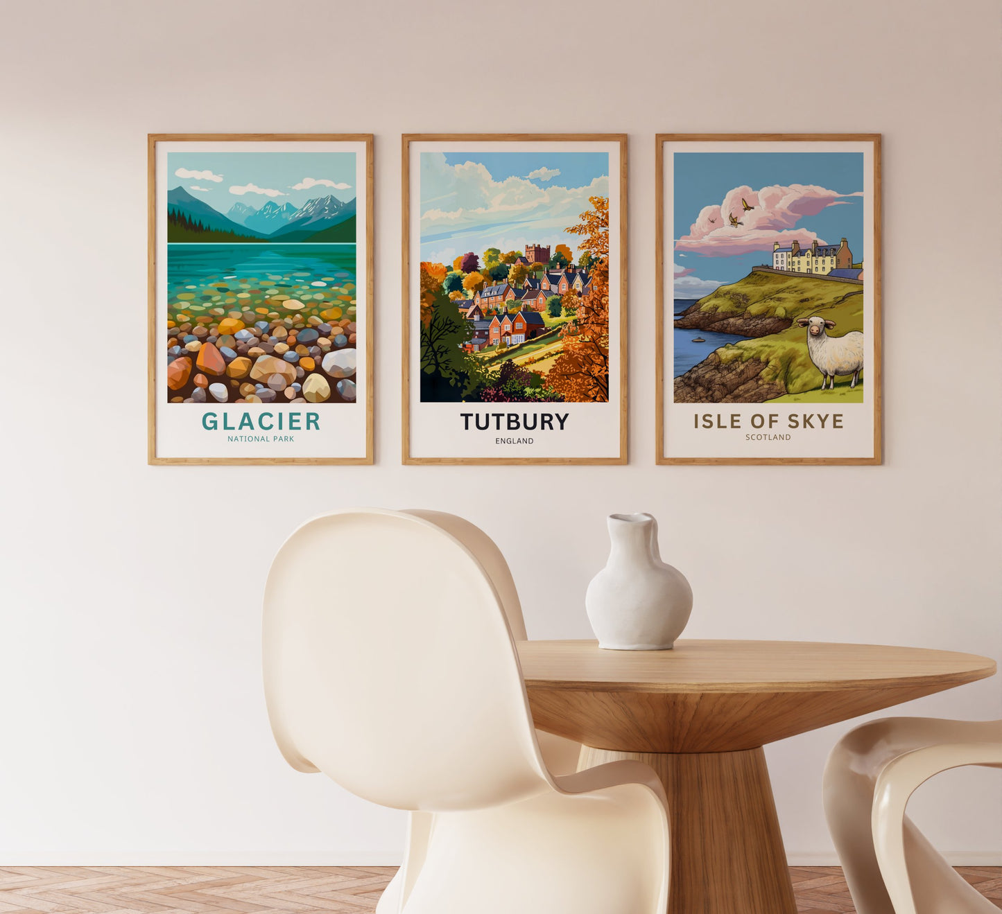 Tutbury Travel Poster - A Historic English Gem