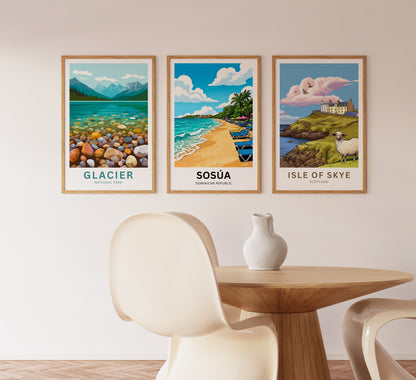 Sosúa Travel Poster - Island Beach Paradise
