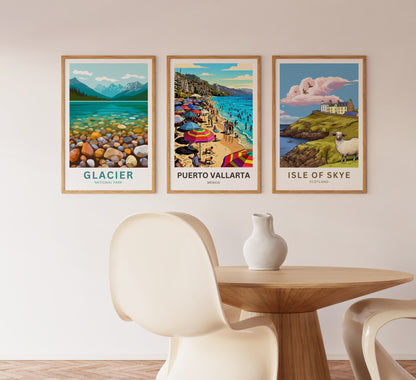 Puerto Vallarta  Travel Poster - Coastal Charm