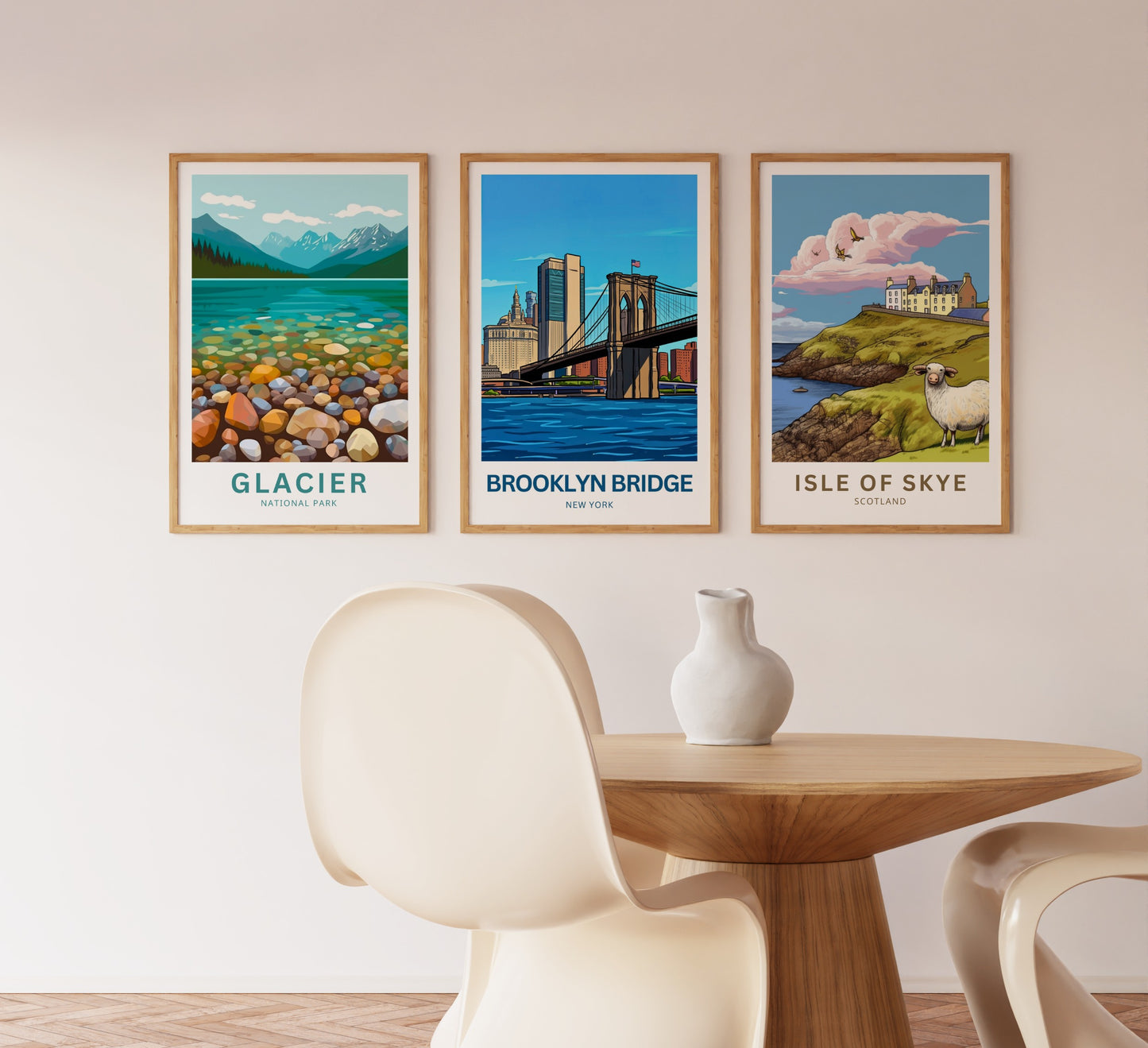 Brooklyn Bridge Travel Poster -  Metropolitan Icon