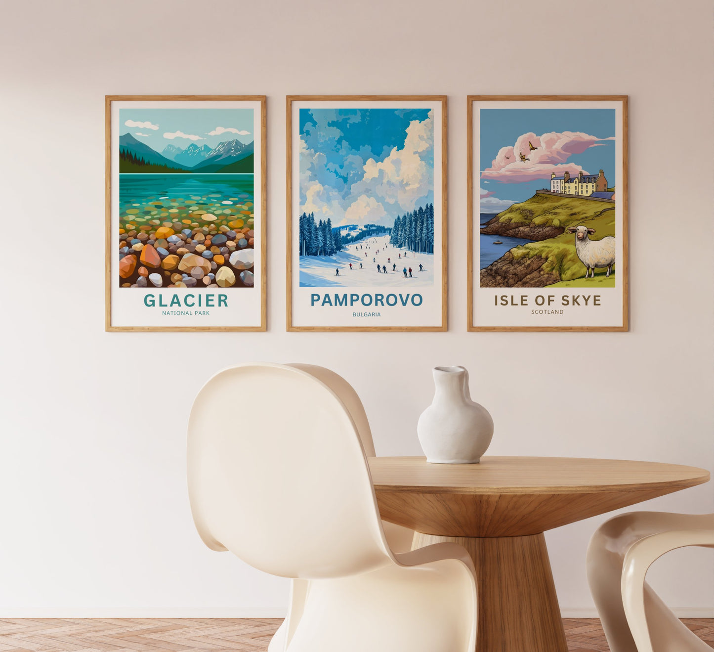 Pamporovo Ski Travel Poster - Bulgaria