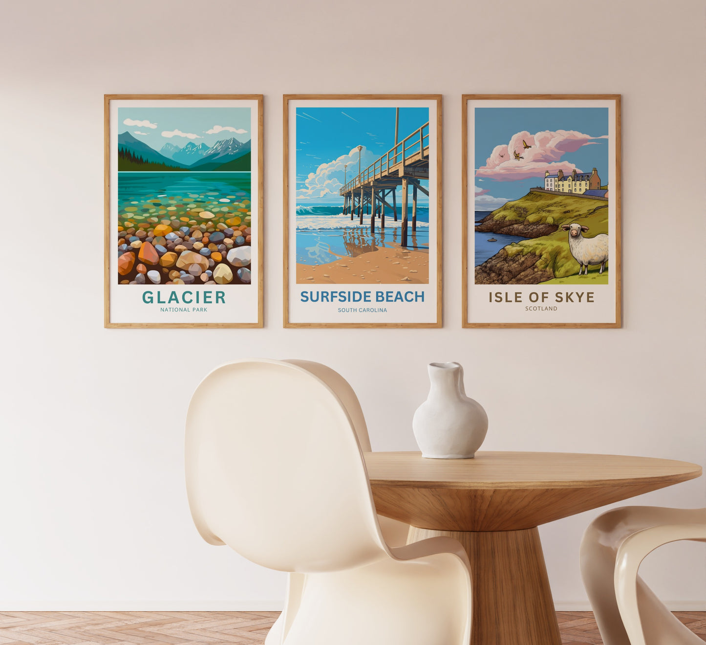 Surfside Beach Travel Poster -  Surfside Beach, SC