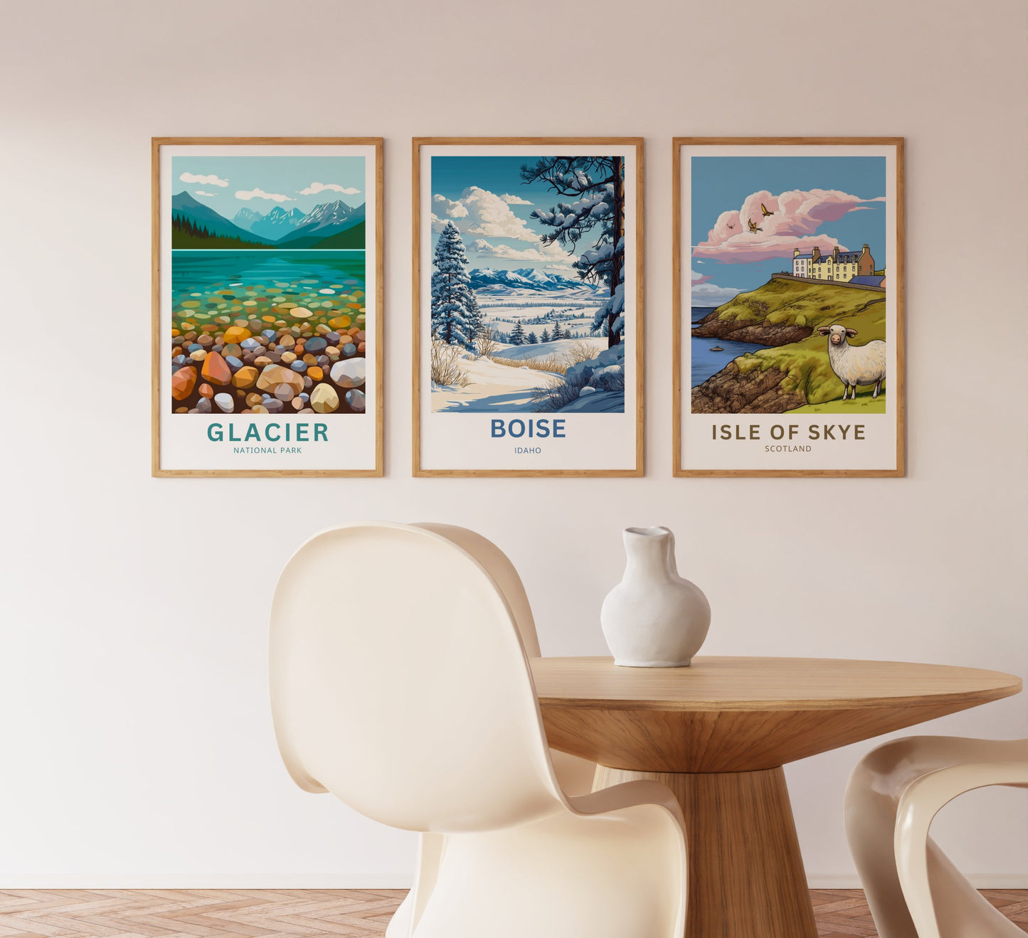 Boise Travel Poster
