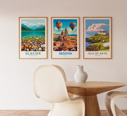 Segovia Travel Poster - Cathedral