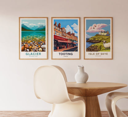 Tooting Travel Poster - South London Street