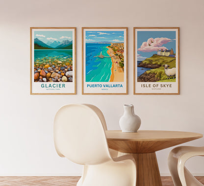 Puerto Vallarta  Travel Poster - Mexico