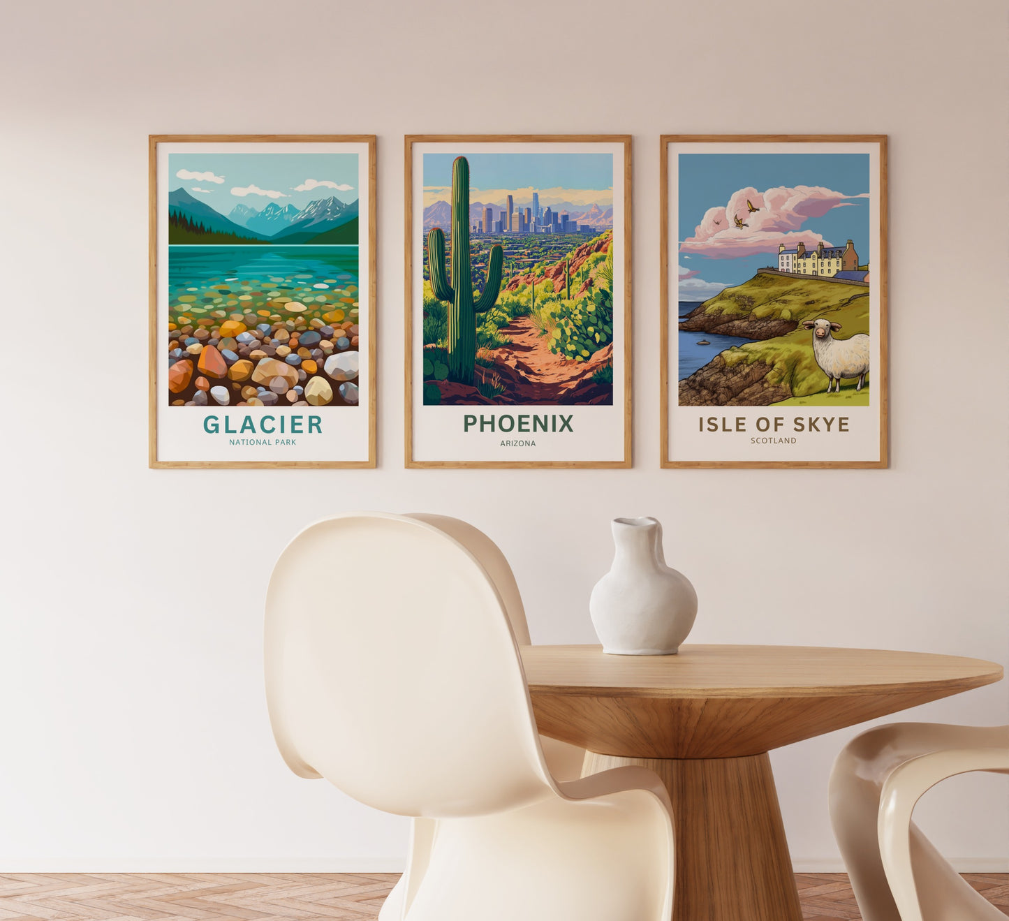 Phoenix Travel Poster - Arizona Desert Dreams