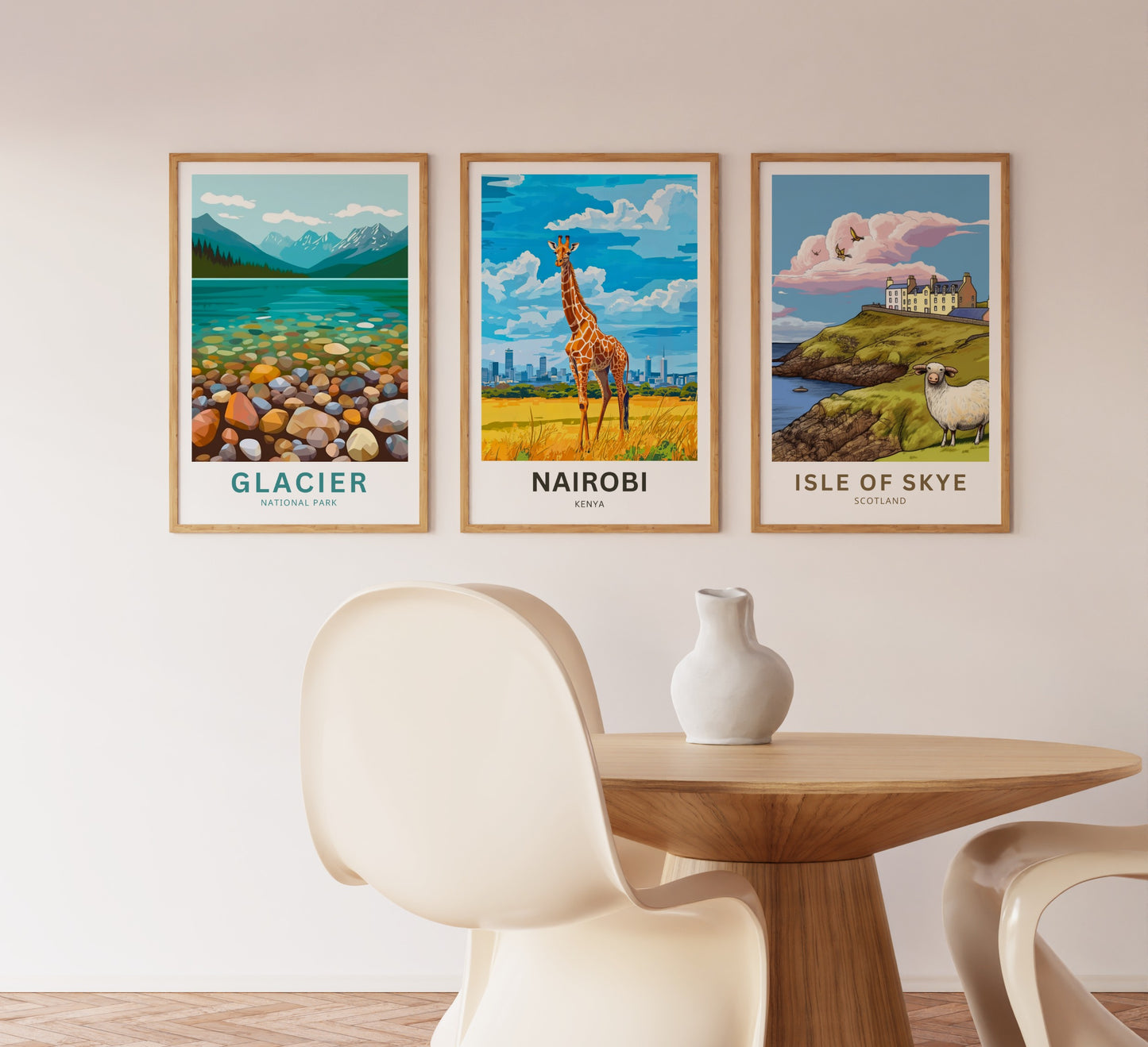 Nairobi Travel Poster - Green City in the Sun