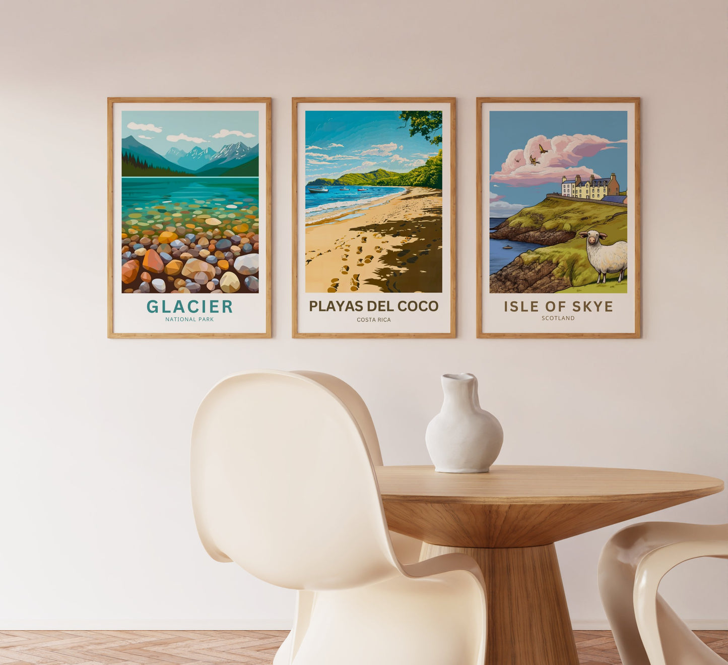 Playas del Coco Travel Poster  - Captivating Beach of Costa Rica