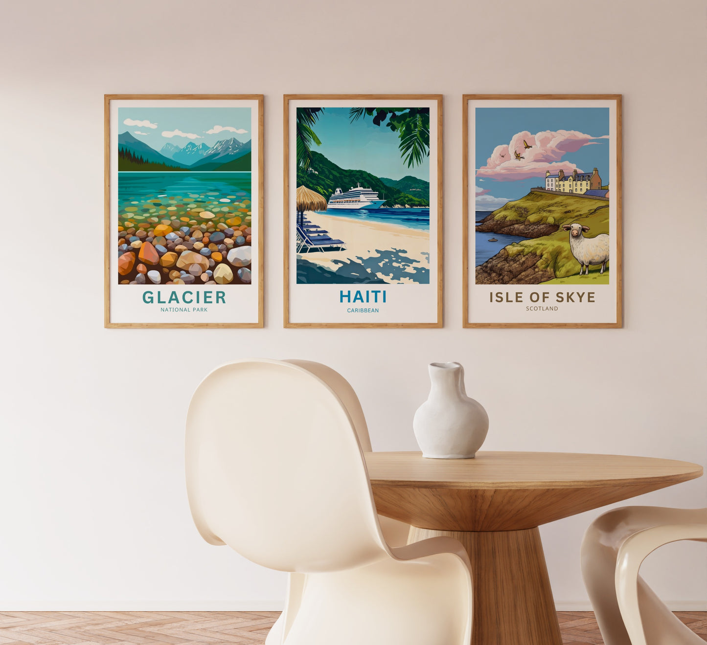 Haiti Travel Poster - Dockside Dreams