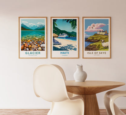 Haiti Travel Poster - Dockside Dreams