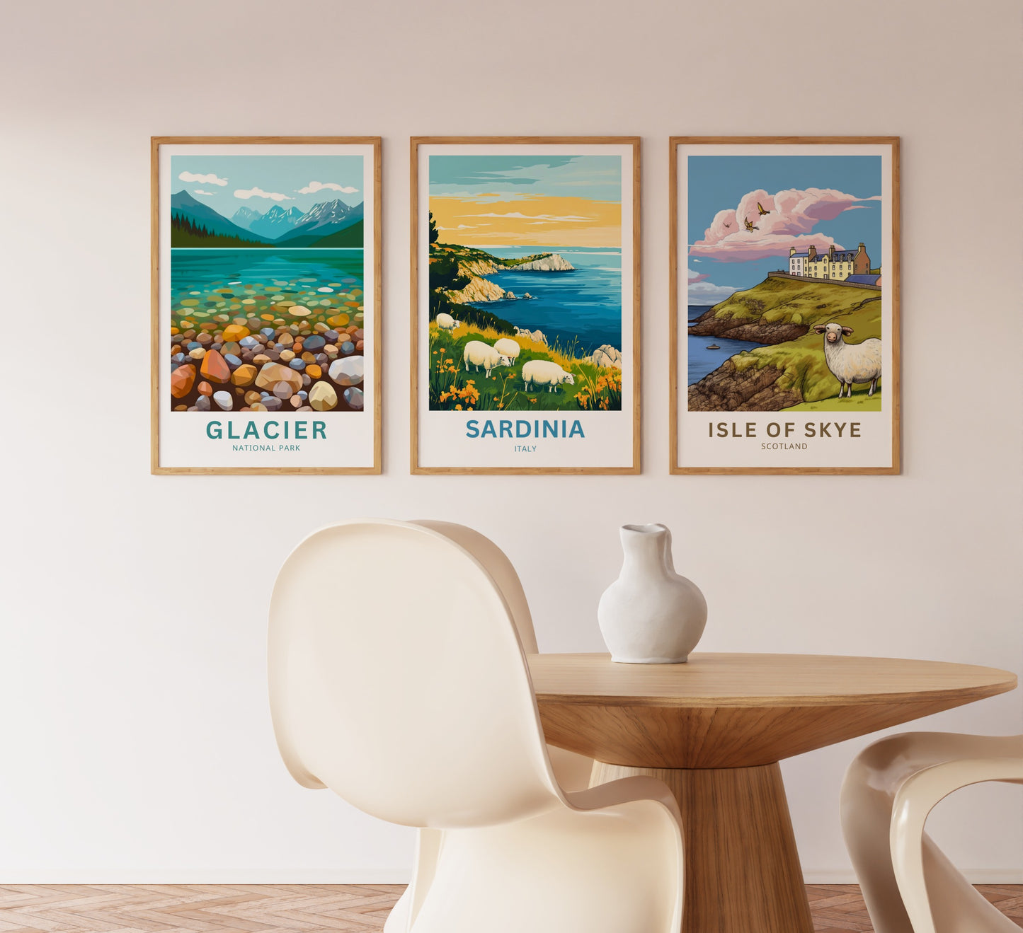 Sardinia Travel Poster - Pastoral Dreams of Sardinia