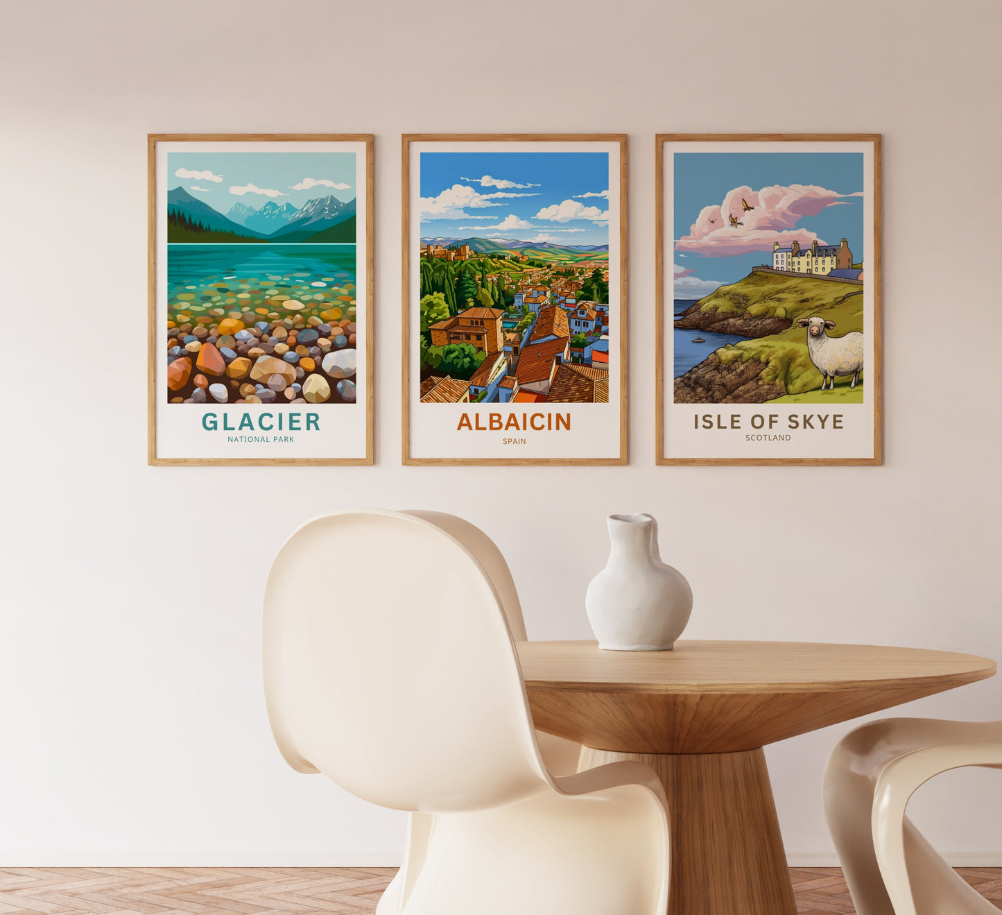 Albaicín Travel Poster - Charming District View