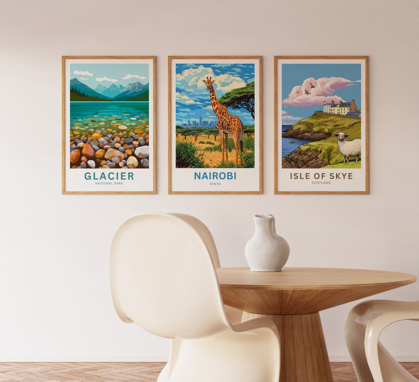 Nairobi Travel Poster - Captivating Kenya City Skyline View