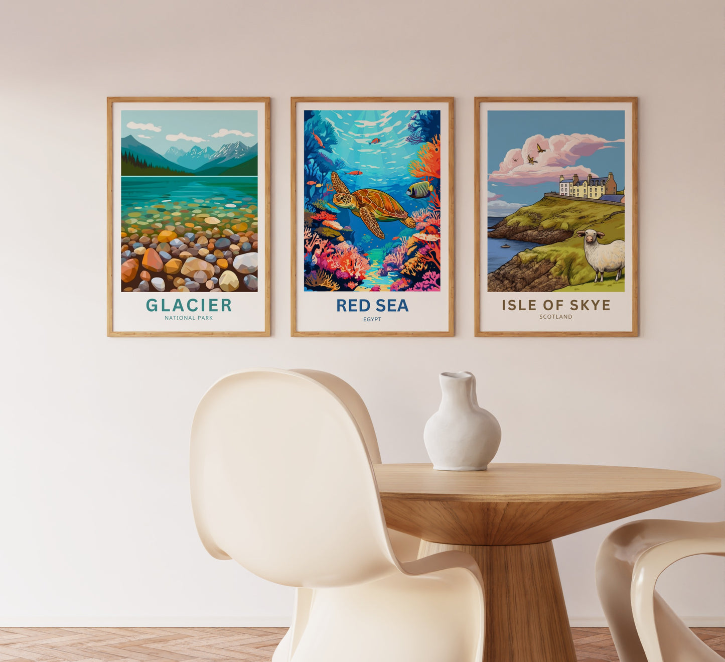 Red Sea Travel Poster - Hidden Reefs