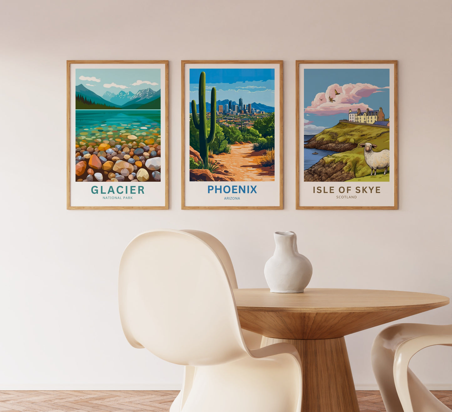 Phoenix Travel Poster - Arizona’s City of Sunsets