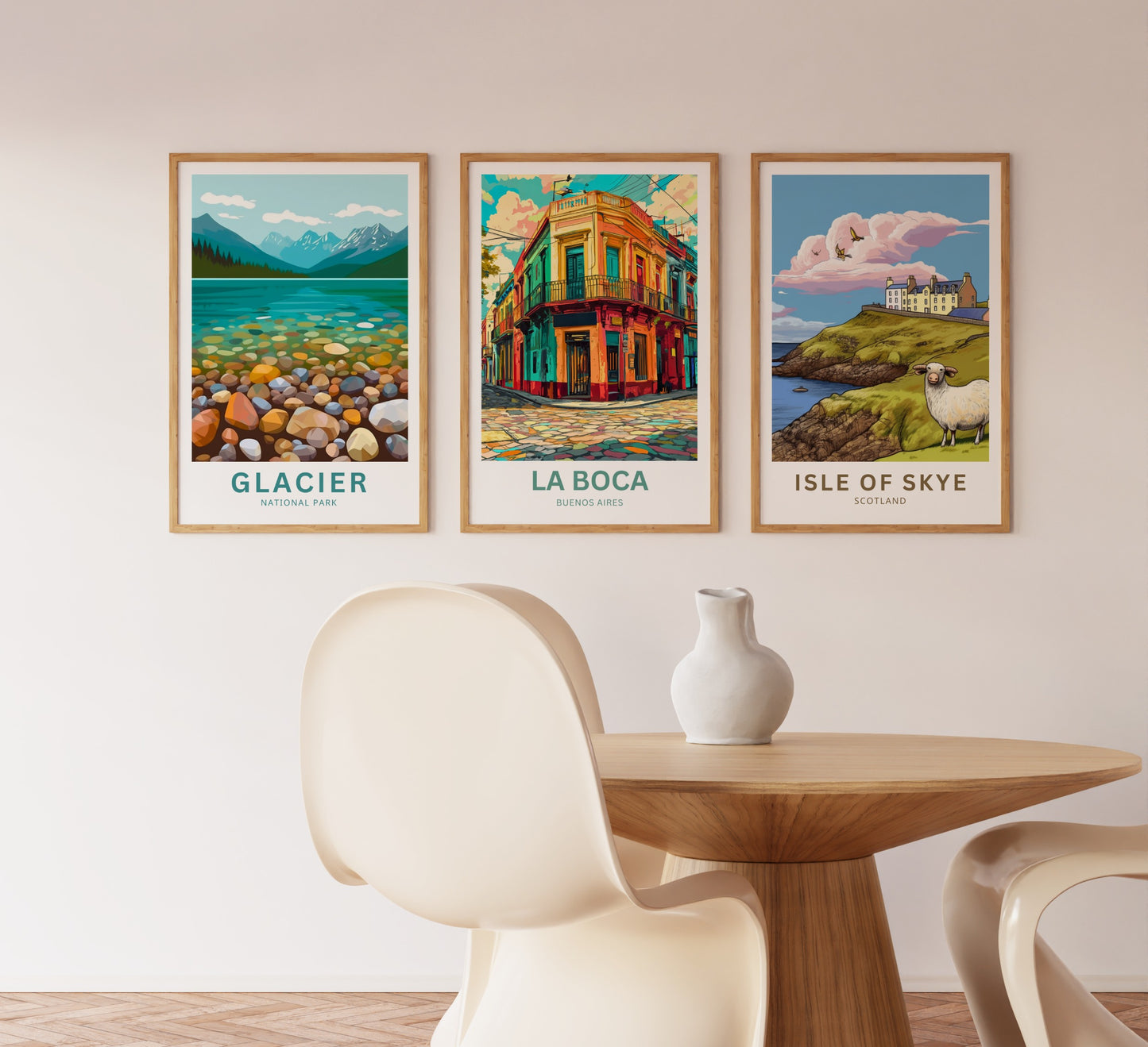 La Boca Travel Poster - Home of Passion and Paint