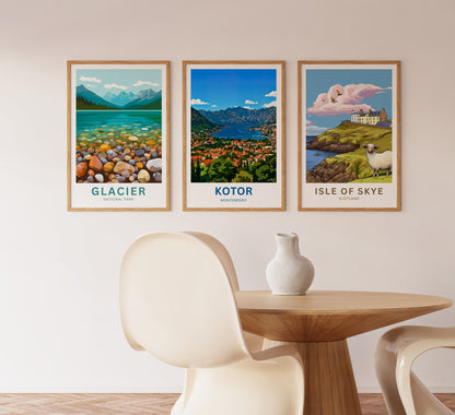 Kotor Travel Poster -   Adriatic Charm
