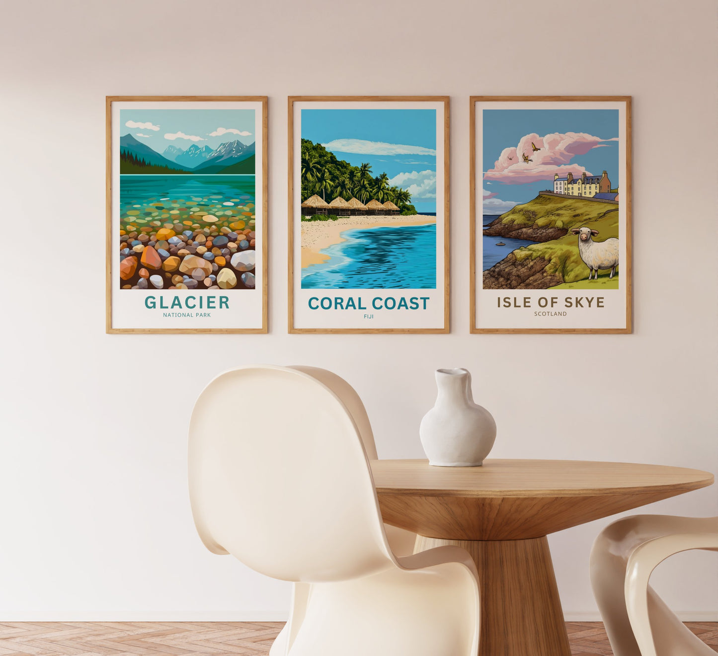 Coral Coast, Fiji Travel Poster - Pure Escape