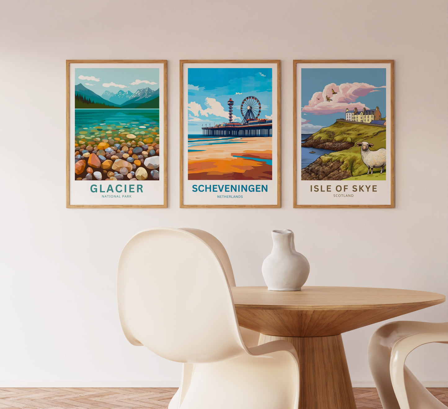 Scheveningen Travel Poster- Captivating Pier