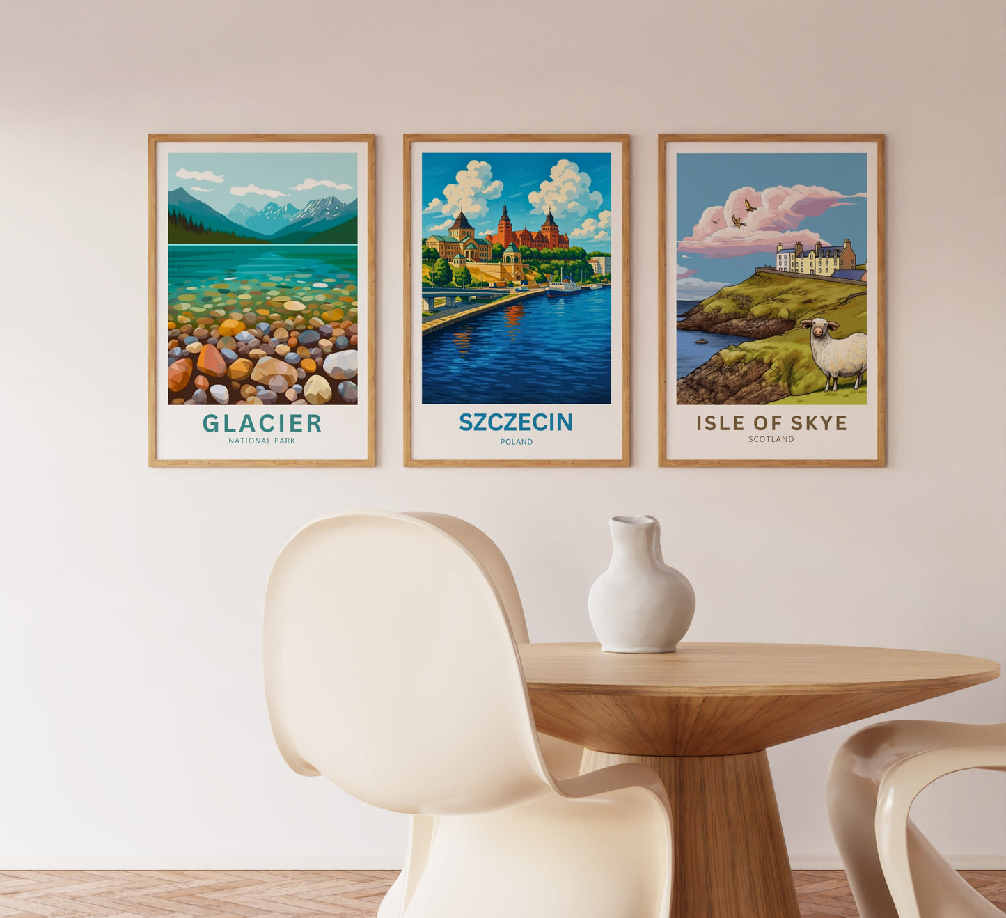 Szczecin Travel Poster -  Poland