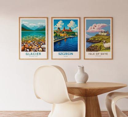Szczecin Travel Poster -  Poland