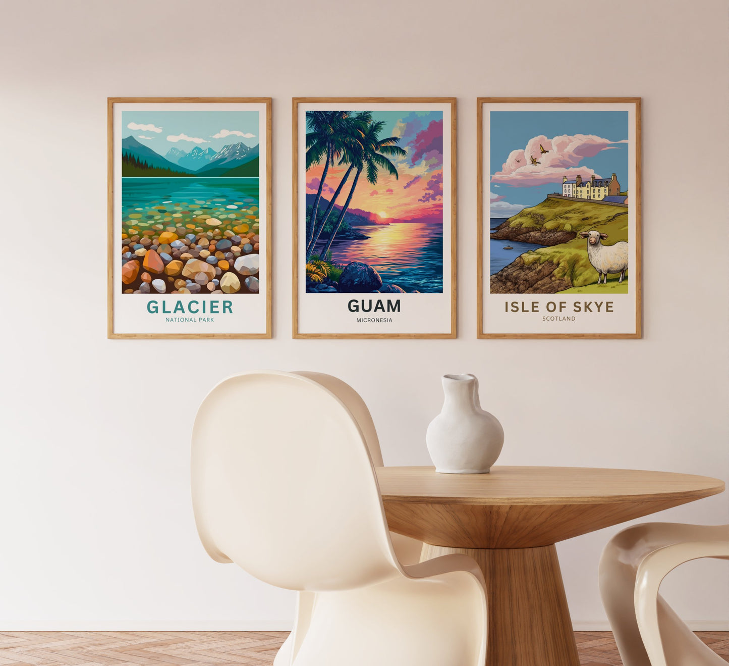 Guam Travel Poster - Mesmerizing Paradise Sunset, US Island Territory
