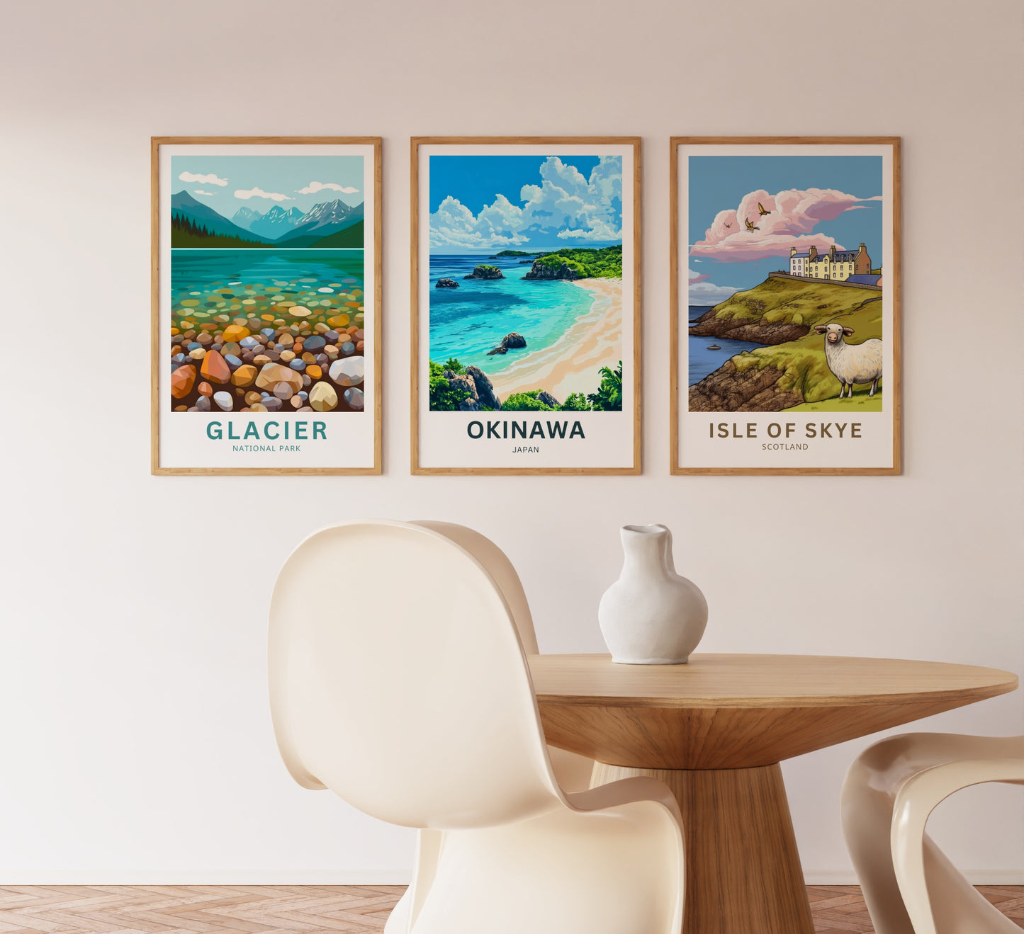 Okinawa Beach Travel Poster  - Japan Captivating Island