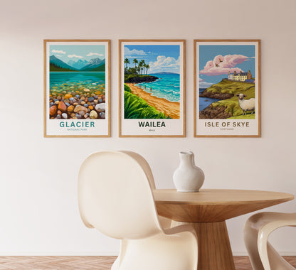 Wailea Travel Poster -  Hawaiian Escape