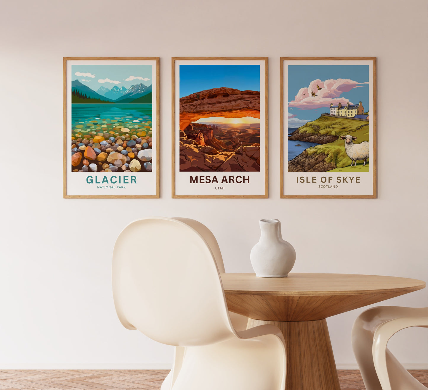 Mesa Arch Travel Poster -   Sun Rise, Utah